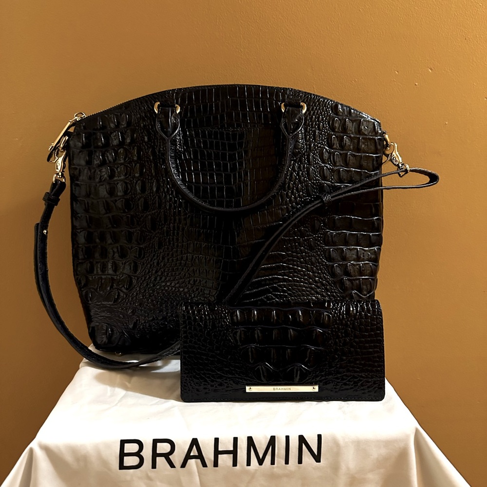 Satchel and wallet